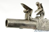 Antique British Iron-Frame Flintlock Turn-Off Pistol - 6 of 11