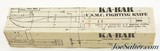 Ka-Bar USMC Marked WWII Fighting Knife Replica NOS In Box - 7 of 8