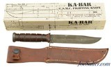 Ka-Bar USMC Marked WWII Fighting Knife Replica NOS In Box - 1 of 8