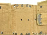 Original U.S. WWI 1918A2 BAR Ammo Web Belt by Long Dated 6-1918 - 5 of 7