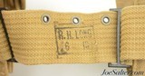 Original U.S. WWI 1918A2 BAR Ammo Web Belt by Long Dated 6-1918 - 6 of 7