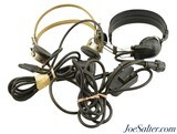 Lot of US Military Communication Headset-Microphone 1920's-WWII - 1 of 8