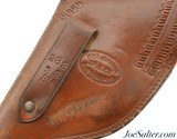 Excellent Iver Johnson Company #283 Leather Flap Holster - 3 of 3