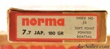 Norma 7.7 Jap Ammunition 180 Grain Pointed Soft Point 35 Rounds - 2 of 3