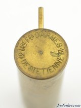 Loaded French Brass Pinfire 12 Gauge Shotgun Shell "D'Armes De St. Etienne" - 2 of 3