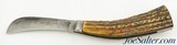 Joseph Rodgers & Sons Stag Scales Curved Hawkbill Pocket Knife - 2 of 8