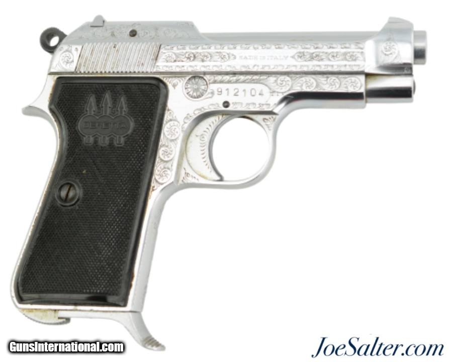 Exquisite Beretta Model 1935 Pistol with Factory Engraved
