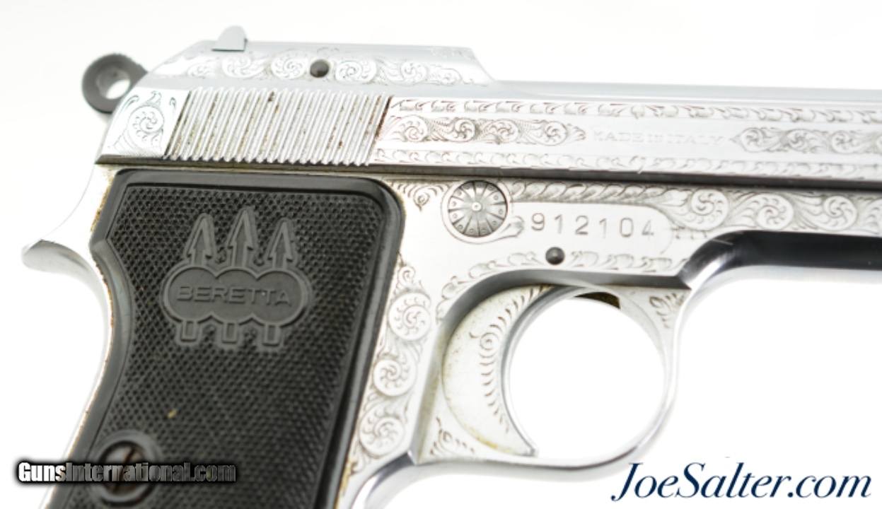 Exquisite Beretta Model 1935 Pistol with Factory Engraved