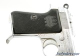 Exquisite Beretta Model 1935 Pistol with Factory Engraved Chrome Finish - 2 of 13