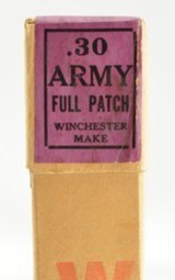 Excellent Sealed Winchester 30 Army Ammo Full Patch 220 Grains 30-40 Krag - 3 of 6