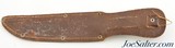 Brooks Knife Co. Stag Handle Hunting / Fighting Knife Solingen Germany & Sheath - 9 of 10