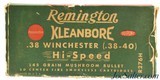 Remington Kleanbore 38 WCF (38-40) Hi-Speed "Mushroom" Bullet Partial Box Ammo - 1 of 6