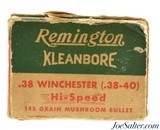 Remington Kleanbore 38 WCF (38-40) Hi-Speed "Mushroom" Bullet Partial Box Ammo - 3 of 6