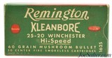 Remington Kleanbore Hi-Speed 25-20 Ammo Mushroom Bullet Hollow Point - 1 of 5