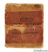 Scarce Full Box UMC 25-20 Stevens Black Powder Ammo 86 Gr Bullet - 3 of 7
