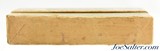 Scarce Full Box Savage 30-30 Ammo Indian Logo Early Utica Address Steel Jacket - 6 of 7