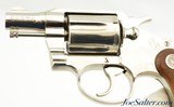 Excellent Colt Cobra 1st Issue Revolver in Nickel Built in 1962 - 7 of 12