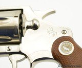 Excellent Colt Cobra 1st Issue Revolver in Nickel Built in 1962 - 6 of 12