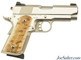 Custom Stainless Republic Forge Texas 1911 Mammoth Ivory Bar