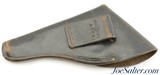 HH Heiser Leather Police Service Flap Holster Model #1435 - 3 of 4