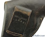 HH Heiser Leather Police Service Flap Holster Model #1435 - 4 of 4