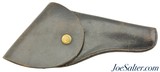 HH Heiser Leather Police Service Flap Holster Model #1435 - 1 of 4