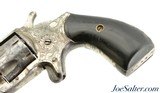 Antique Hood Firearms Company Engraved 22RF Spur Trigger Revolver - 5 of 12