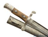 Portuguese M1885 Sword Bayonet and Scabbard