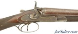 Antique W. & C. Scott Double Hammer Shotgun 1871 Featherweight