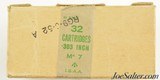 Korean War Era 303 British Ammo 32 Round Box I.S.A.A. Broad Arrow Mark 7 - 2 of 3