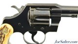 Colt Official Police 38 Special Revolver Gold Medallion Faux Stag 1958 - 2 of 13