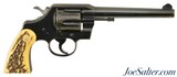 Colt Official Police 38 Special Revolver Gold Medallion Faux Stag 1958