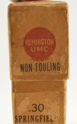 Full Box Remington UMC 30 Springfield 1906 Express Mushroom Bullet 220 Gr - 3 of 7