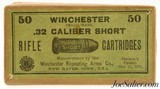 Excellent Full Winchester 32 Short Rim Fire Black Powder Ammo