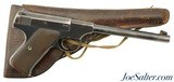Pre War Colt Woodsman 1st Series Target Model Pistol with Period Holster - 1 of 15