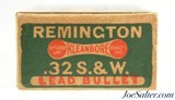 Excellent Brick Fresh 1930's "Dog Bone" Kleanbore Logo 32 S&W Smokeless Ammo - 5 of 7