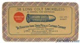 Outstanding Sealed! Fabric Box 38 Long Colt Ammo Remington UMC - 1 of 6