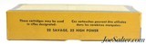 Excellent Dominion 22 Savage High Power Ammo Full Box C-I-L 70 Grain PSP - 2 of 4