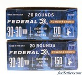 Federal Power-Shok 30-30 Win. 170gr. JSP RN 40rnds - 2 of 2