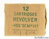 Full and Sealed! Packet WWII Canadian 455 Mk 6 Revolver Ammo 12 Rds