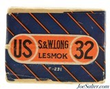 Excellent Sealed Box! US Cartridge Co. 32 S&W Long Ammo Lowell Mass - 3 of 6