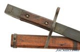 WW2 Japanese Type 30 Straight Quillon Bayonet by Jinsen Arsenal