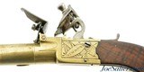 All-Brass British Flintlock Turn-Off Pistol by Simmons - 6 of 13