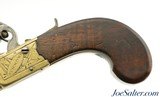 All-Brass British Flintlock Turn-Off Pistol by Simmons - 5 of 13