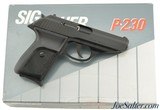 West German Sig-Sauer P230 Pistol with Box and Papers - 1 of 14