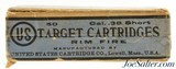 Full & Sealed! US Cartridge Co. 38 Short Rim Fire Black Powder Ammo - 4 of 6