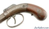 Fine Allen & Thurber Bar Hammer No. 9 Self Cocking Percussion Pistol - 4 of 12