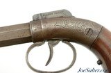 Fine Allen & Thurber Bar Hammer No. 9 Self Cocking Percussion Pistol - 5 of 12