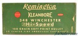 Remington Kleanbore 348 Win Hi-Speed 150 Gr Soft Point
Full Box - 1 of 4