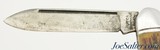 Vintage Utica Girl Scouts Featherweight Jigged Bone 2 Blade Pocket Knife - 3 of 6